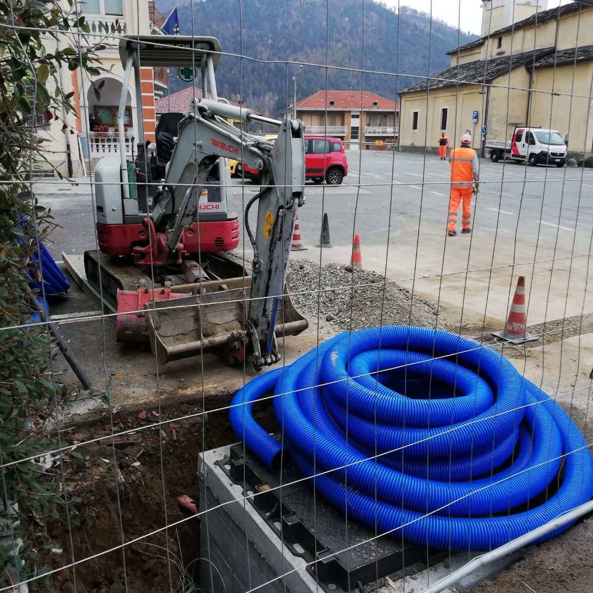 Fibra Ottica: lavori in corso