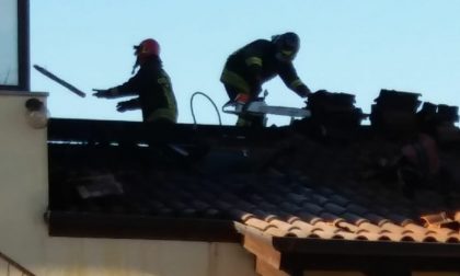 Camino a fuoco a Balangero, scongiurato il peggio | FOTO