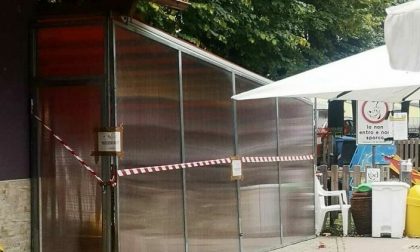 Chiosco Prato Fiera chiuso per abuso edilizio