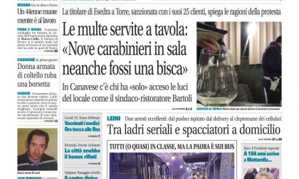 Il Canavese – edizione Rivarolo (del 20 gennaio) in edicola. Ecco la prima pagina