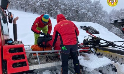 Scialpinista recuperato nel biellese: illeso
