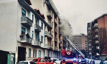 Incendio in un appartamento di Torino
