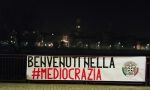 Striscioni di CasaPound anche in Canavese: "Benvenuti nella mediocrazia"