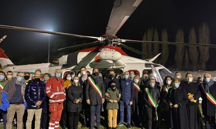 Inaugurata ad Agliè l’area per atterraggio notturno dell’elisoccorso