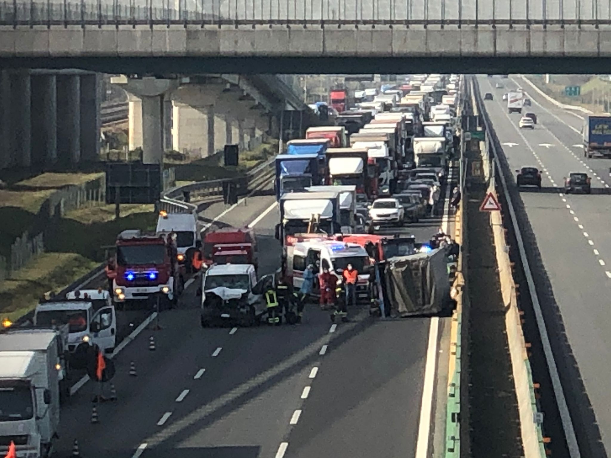Schianto Sulla Torino Milano A Chivasso Traffico In Tilt
