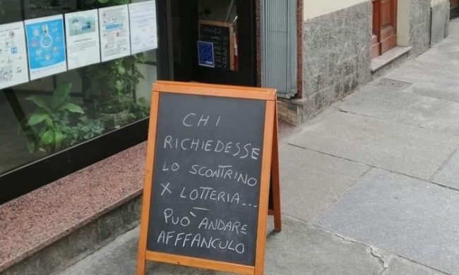 Lotteria degli scontrini: il “vaffa” del ristorante