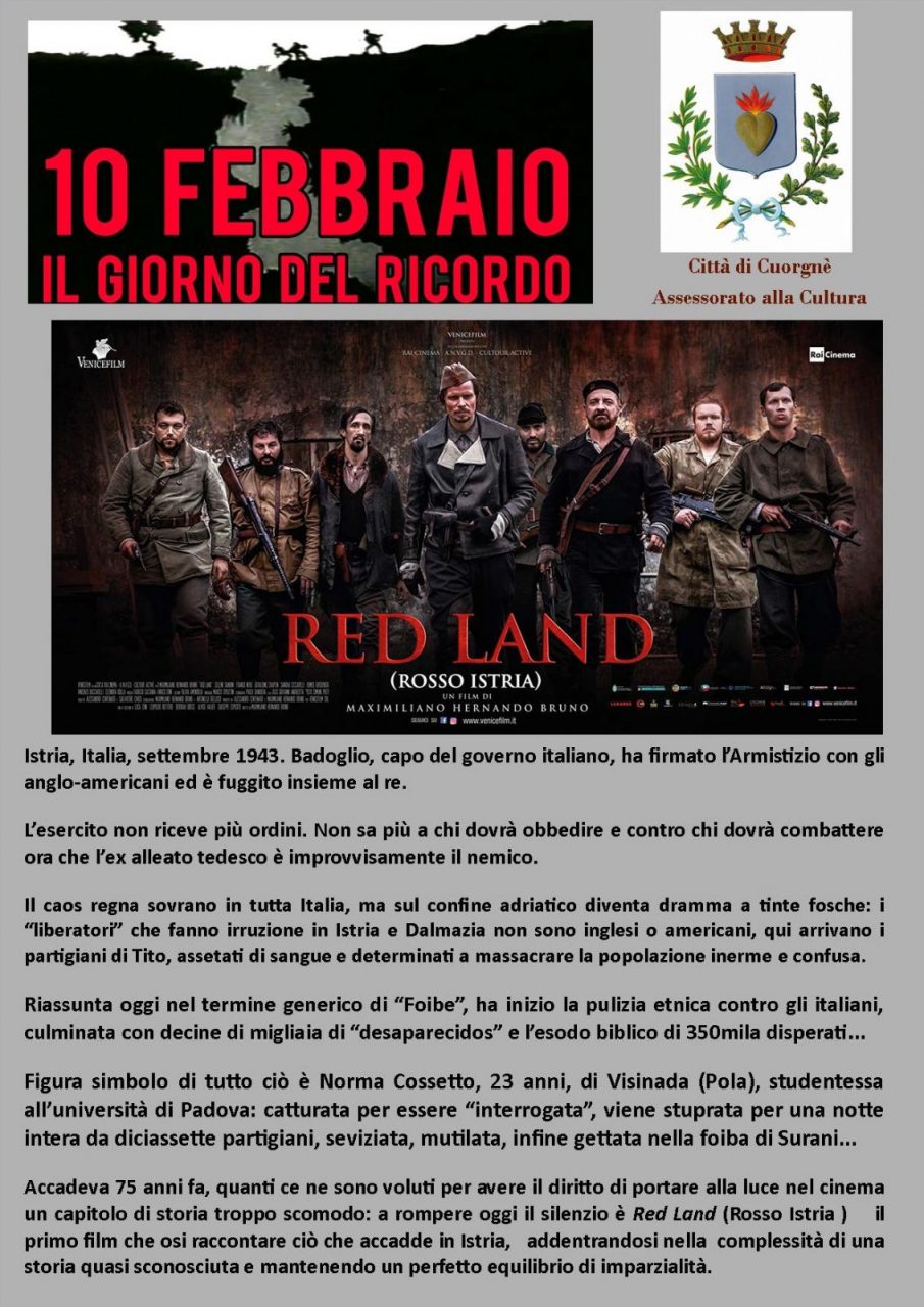 Giorno del ricordo, dal Comune di Cuorgnè un video “per non dimenticare”