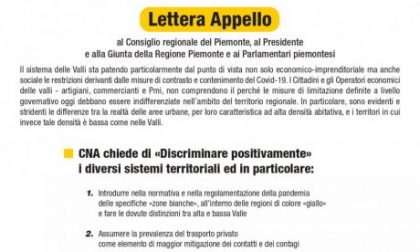 Appello della CNA: "Istituire subito una zona bianca per i territori montani"