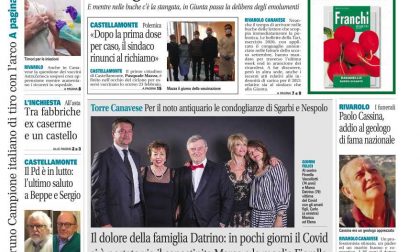 Il Canavese – edizione Rivarolo (del 17 marzo) in edicola. Ecco la prima pagina