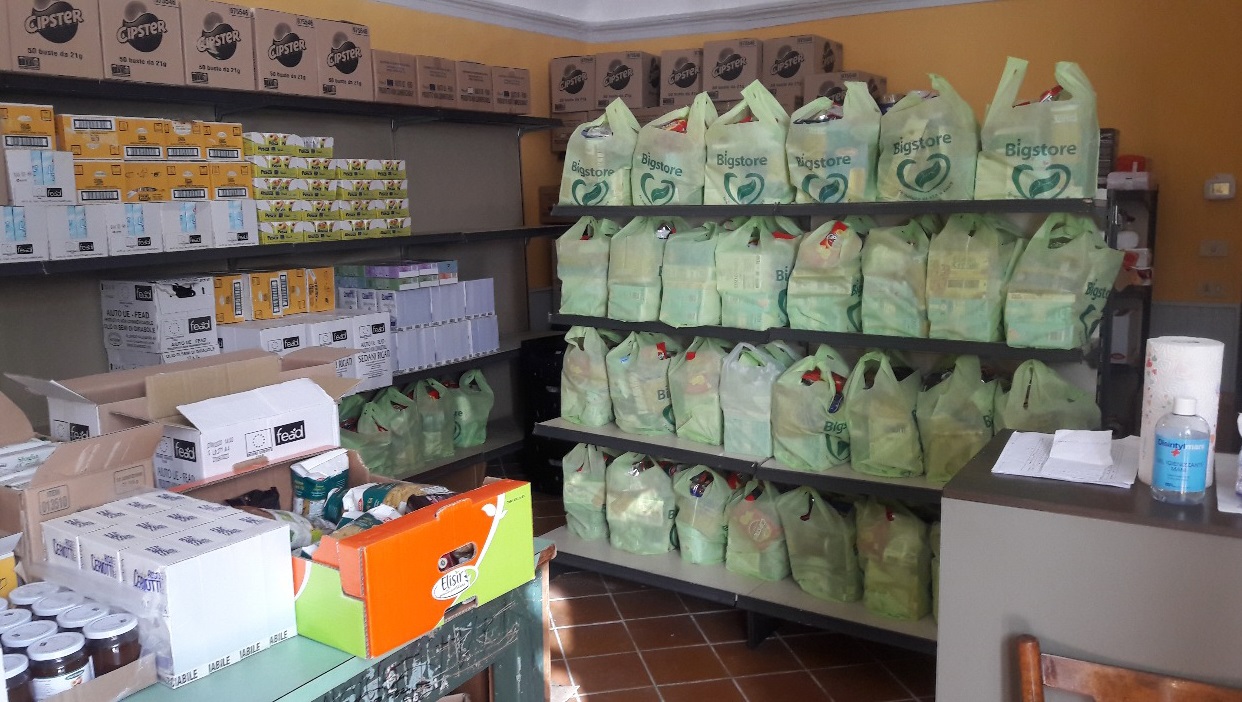 Crisi Covid: in 3 mesi più di 1000 “borse” alla San Vincenzo di Cuorgnè