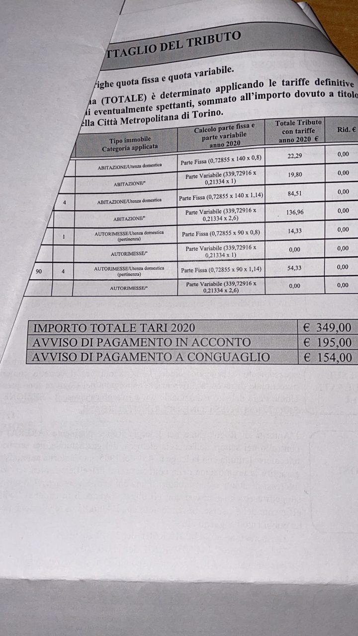 Stangata Conguaglio della Tari, la contro-lettera di Riparolium