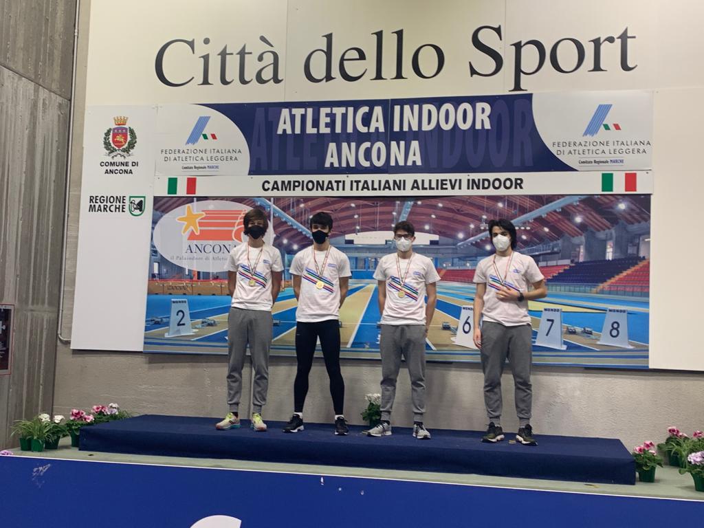 Giacomo Vota giovane promettente dell’atletica Canavesana, vince il titolo italiano nella staffetta 4×200