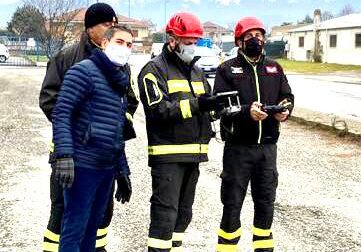 Area a disposizione dei Vigili del fuoco in caso di calamità