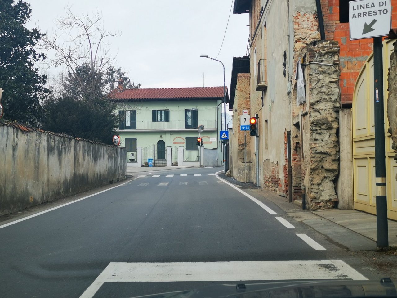 In funzione il nuovo semaforo in pieno centro a Oglianico