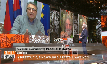 Il sindaco Mazza ospite a "Dritto e Rovescio" su Rete4: "Vi spiego perché mi sono fatto vaccinare"