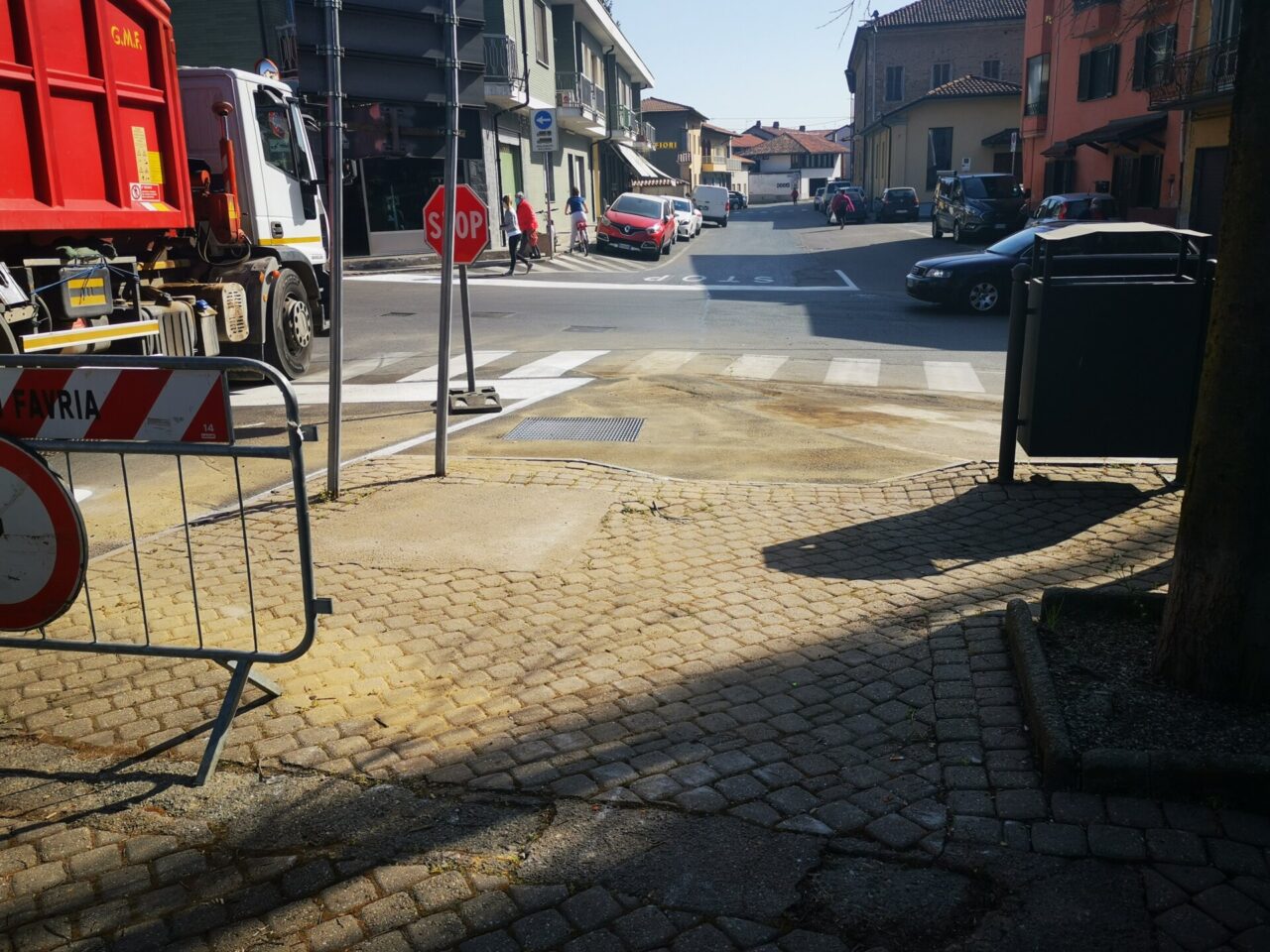 Ultimati i lavori in via Matteotti a Favria: il buco ora non c’è più