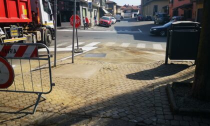 Ultimati i lavori in via Matteotti a Favria: il buco ora non c'è più