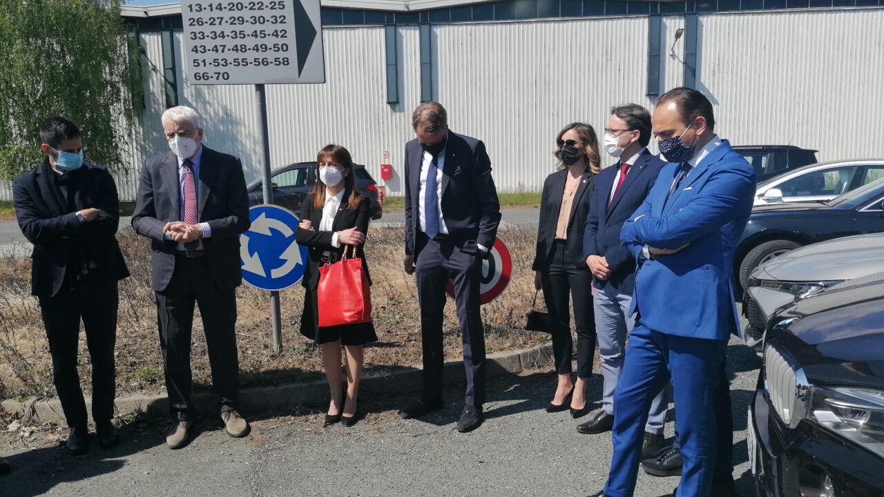 Italvolt a Scarmagno, il governatore Cirio nel sito della futura Giga Factory