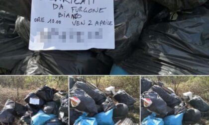 Scarica rifiuti in aperta campagna, beccato e multato dai civich