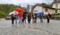 Taglio del nastro per la piazza riqualificata a Colleretto Castelnuovo