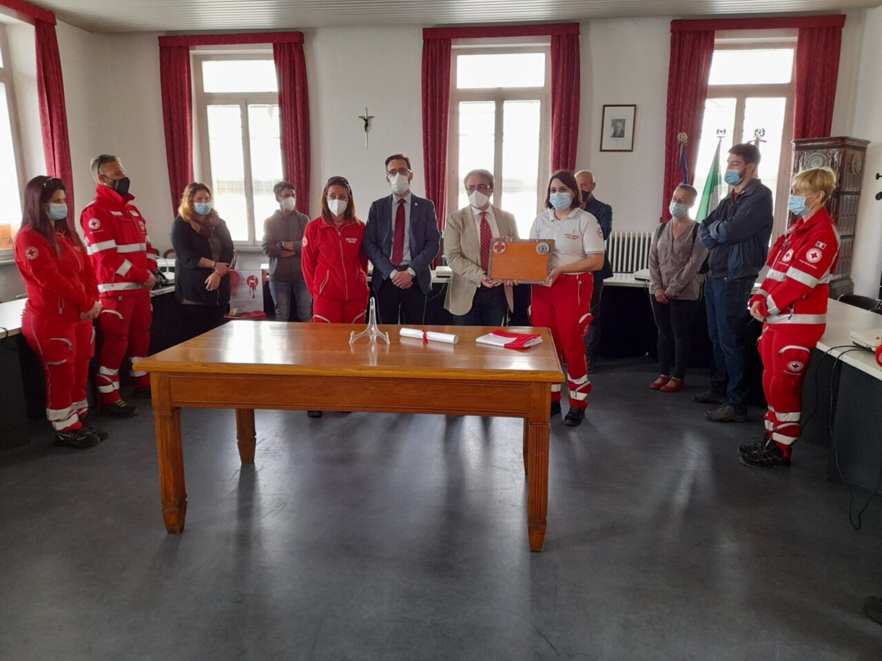 Premiati volontari e dipendenti della Croce Rossa di Castellamonte