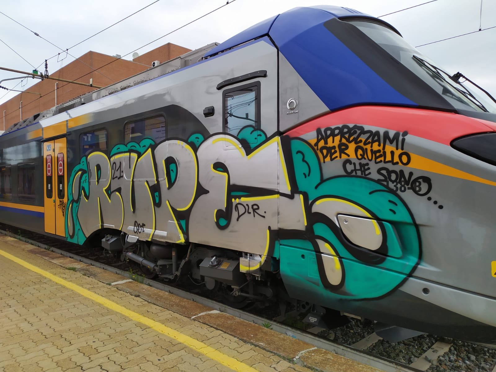 Treni vandali