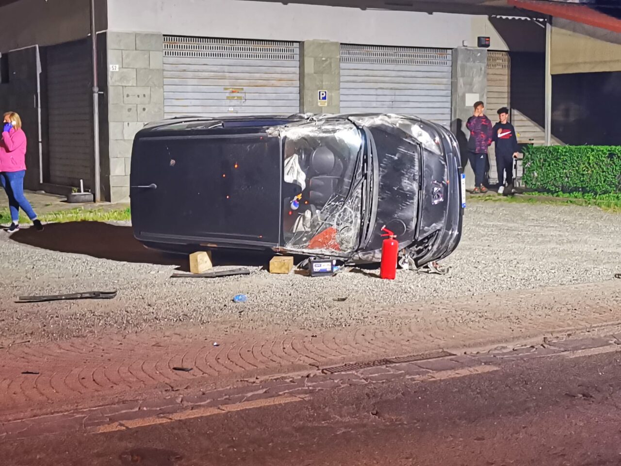 Schianto frontale a Favria, due auto coinvolte
