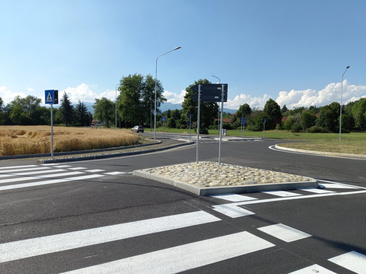 Ultimata la rotatoria sulla Sp. 19 del “Sedime” a San Carlo Canavese