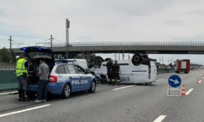 Incidente sull'A4 tra Volpiano e Settimo Torinese