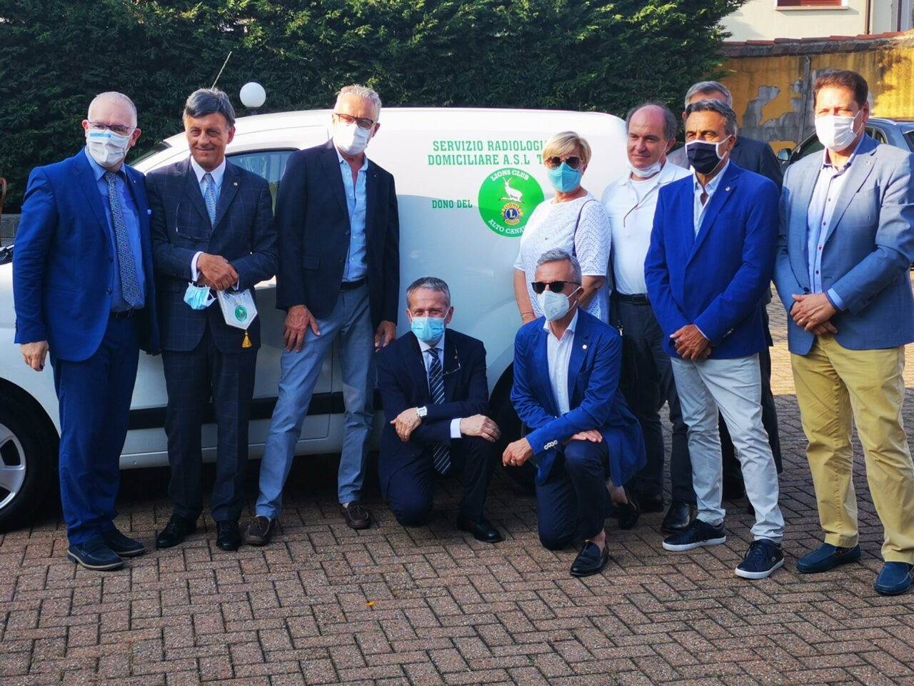 Lions Club Alto Canavese consegna all’ASL mezzo per radiologia domiciliare