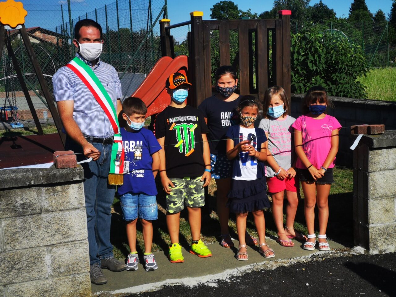 A San Ponso un parco giochi rinnovato e finalmenete riaperto