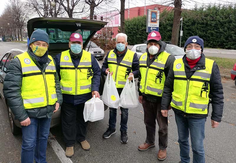 Protezione civile, il nucleo dell’associazione Bersaglieri in servizio