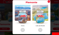 Lago Sirio e Colle del Nivolet sui barattoli Nutella di "Ti amo Italia"