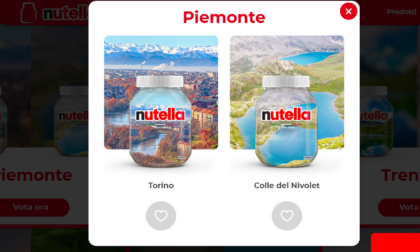 Lago Sirio e Colle del Nivolet sui barattoli Nutella di "Ti amo Italia"