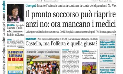 Il Canavese – edizione Rivarolo (del 07 luglio) in edicola. Ecco la prima pagina