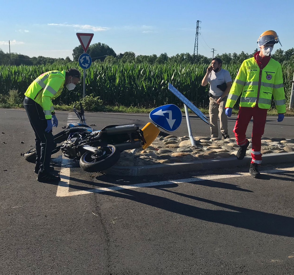 Due incidenti in mattinata tra Agliè e Cuorgnè
