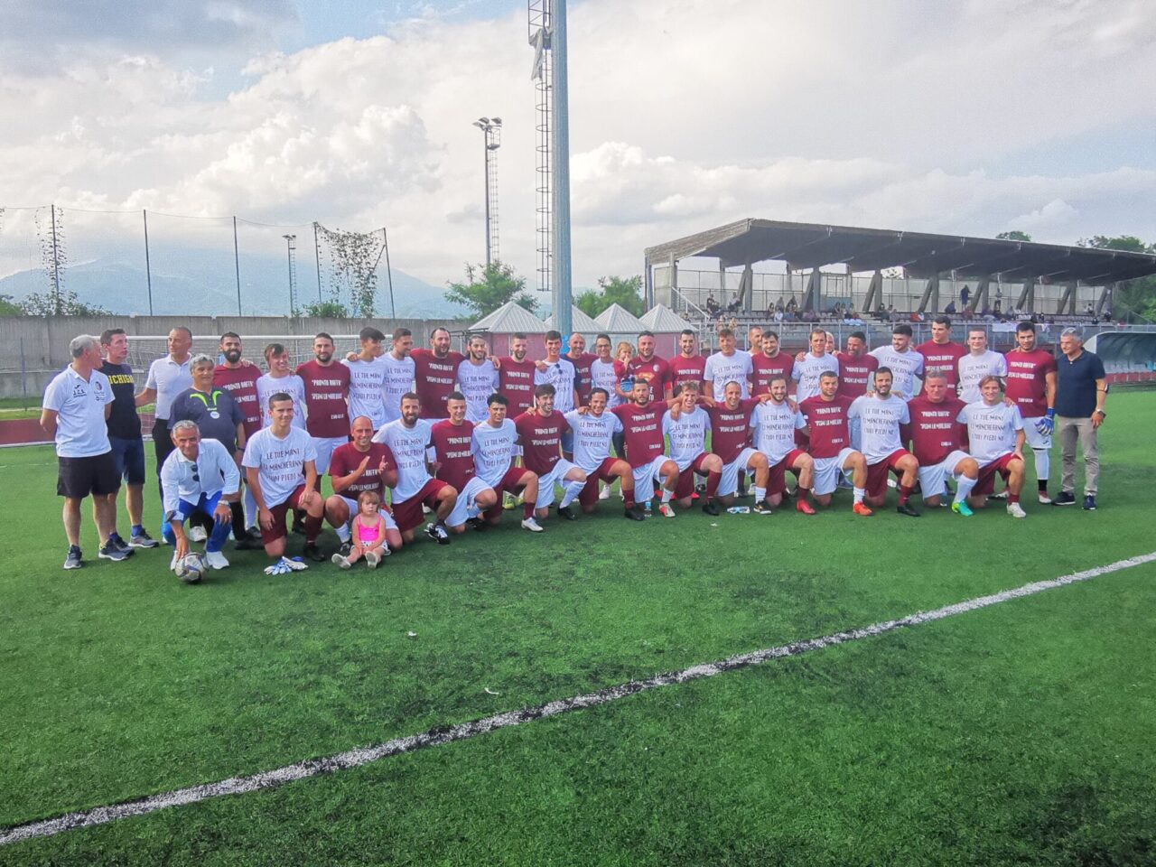 Partita di commiato a Fabio Gillone. A Rivarolo il saluto al capitano