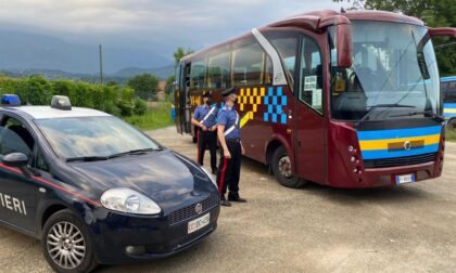 Castellamonte: denunciati dai Carabinieri gli aggressori dell'autista di bus di linea