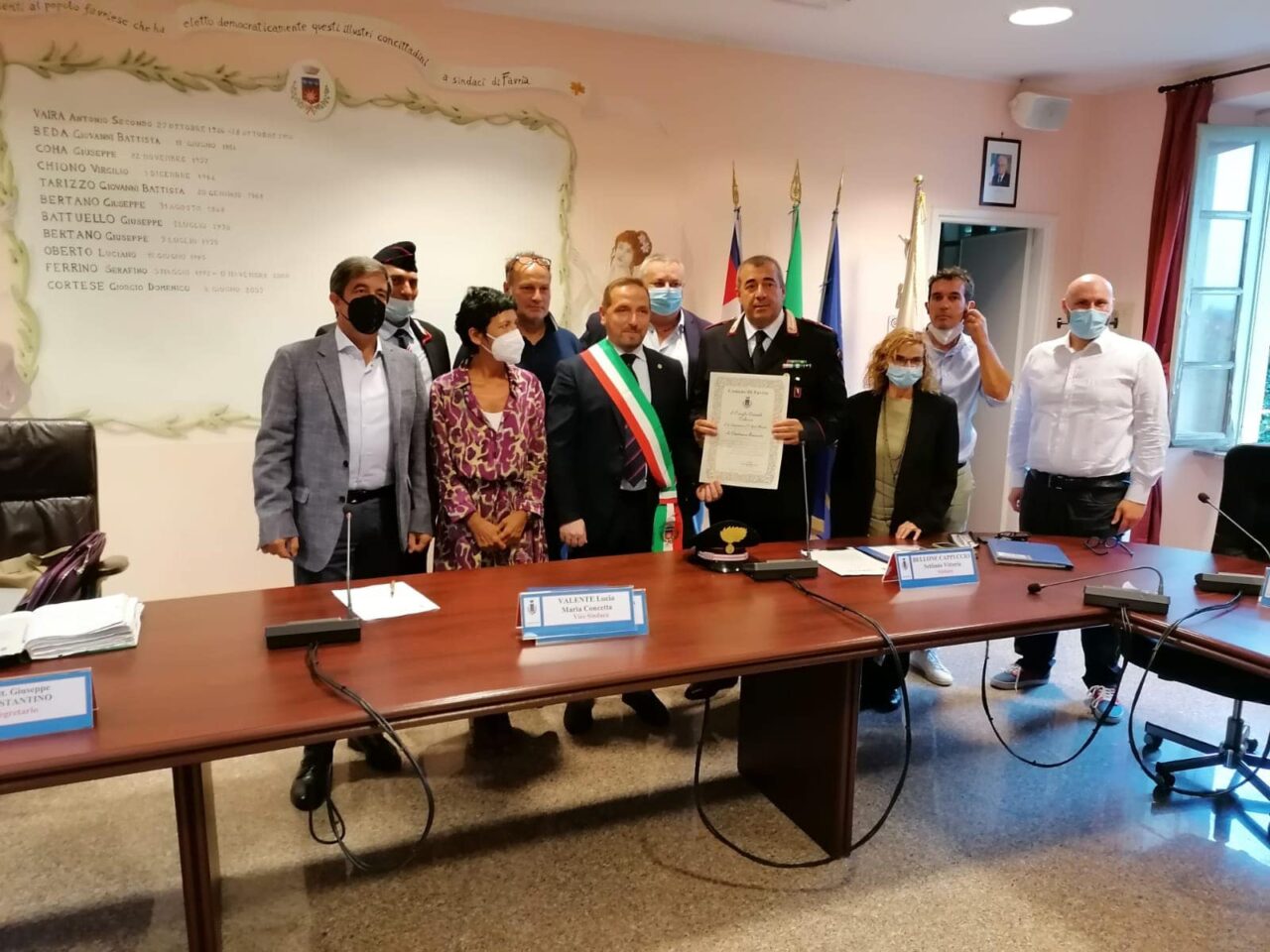 Rivarolo e Favria hanno omaggiato il luogotenente Ignazio Mammino