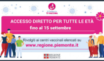 Campagna vaccinale Piemonte, esteso fino al 15 settembre l'accesso diretto per tutte le fasce di età