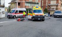 Incidente a Cuorgnè, scontro tra auto e moto