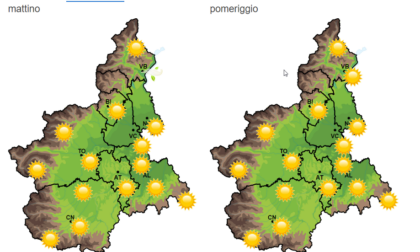 Previsioni meteo Piemonte: calano le temperature almeno fino a giovedì