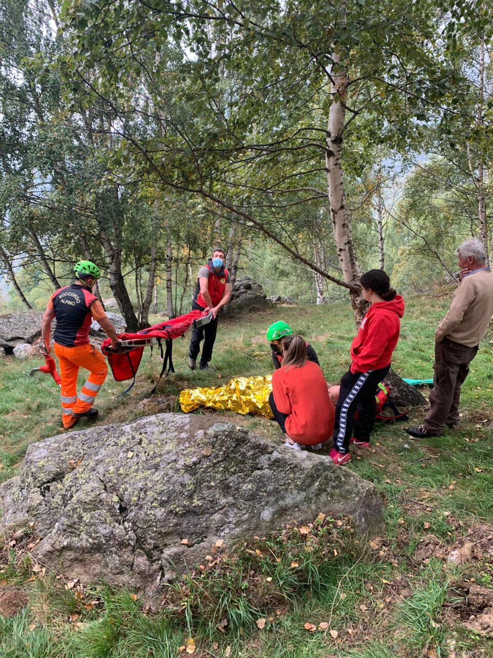 Cercatore di funghi soccorso oggi al Pian del Lupo