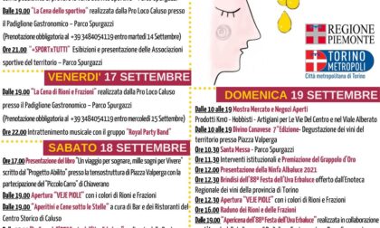 Cosa fare in Canavese nel weekend: gli eventi di sabato 18 e domenica 19 settembre 2021