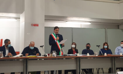 Giuramento del sindaco Giovanni Panichelli in Consiglio comunale