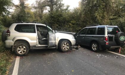 Incidente in Valchiusella scontro tra due fuoristrada