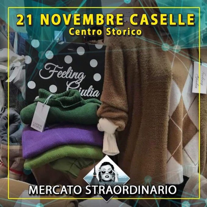 Mercato della Crocetta a Caselle domenica 21 novembre
