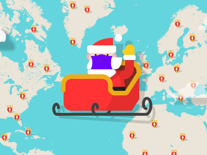 Dov’è Babbo Natale? Segui in diretta il suo viaggio!