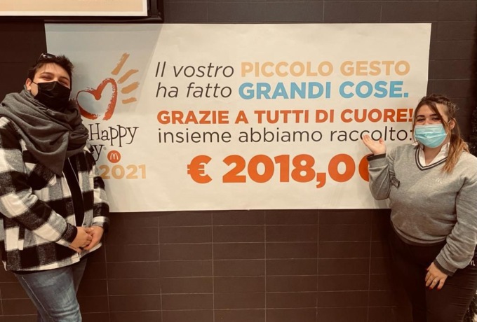 Il McDonald’s San Maurizio ringrazia i suoi clienti per la Raccolta della Fondazione Ronald