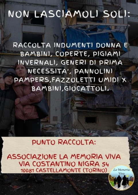 Anche dal Canavese solidarietà al popolo ucraino, ecco come è dove donare